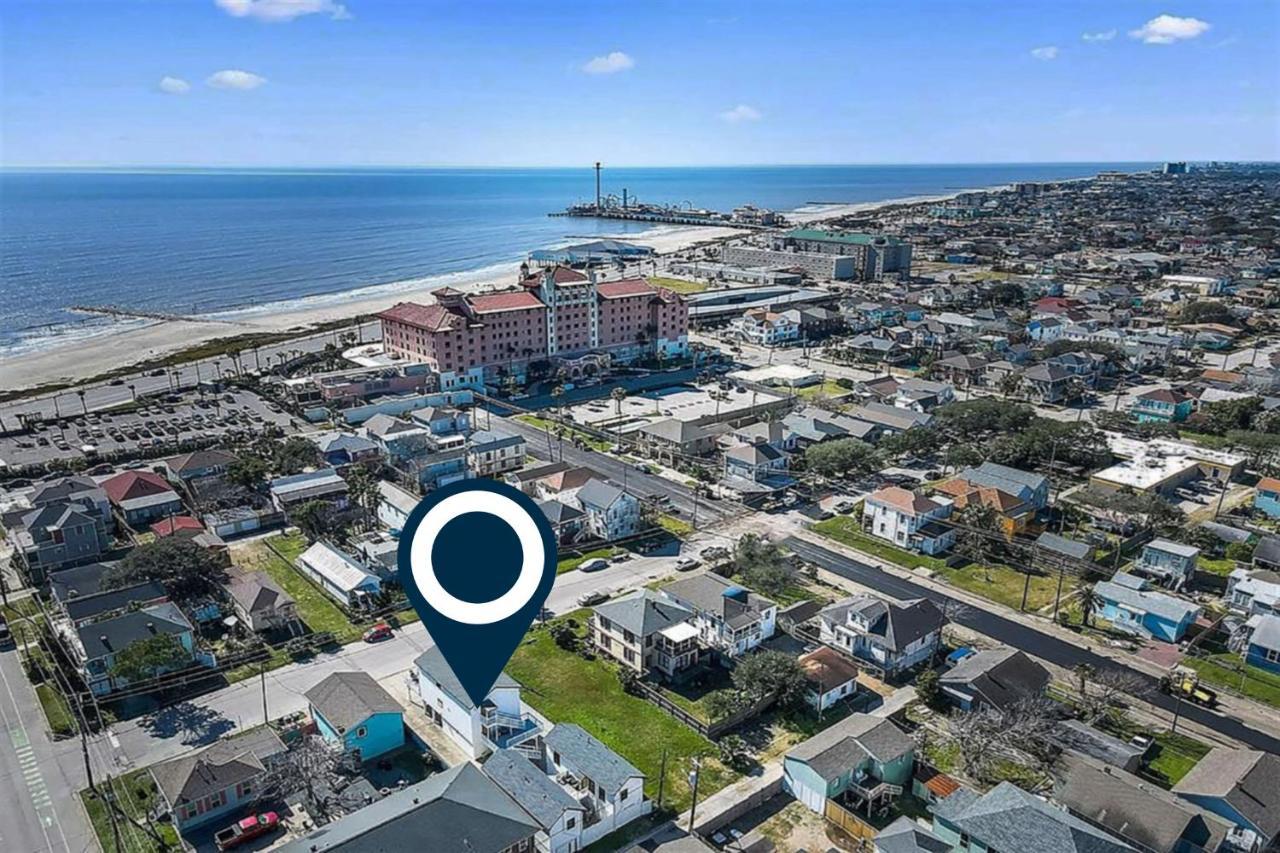 Soleil House - Unit B Villa Galveston Bagian luar foto